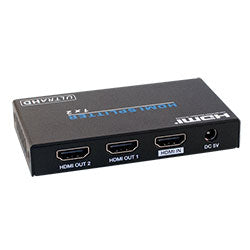 Covid Splitter, HDMI 2.0a, 1X2, 18Gbps Part No. DH12-200