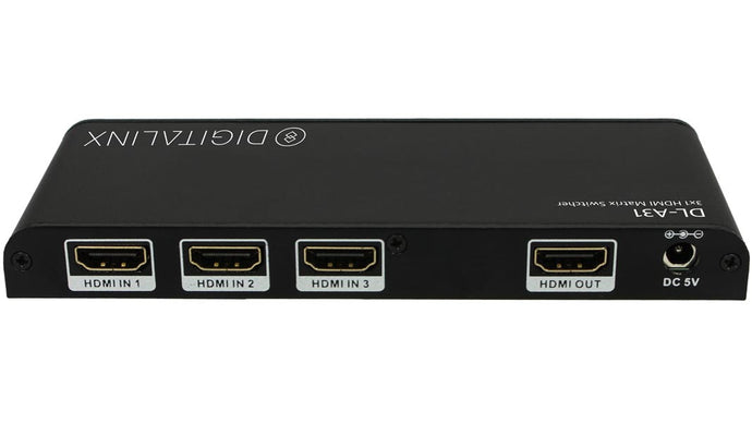 DL-A31 DigitaLinx Brand by Liberty HDMI 3x1 Matrix Switch