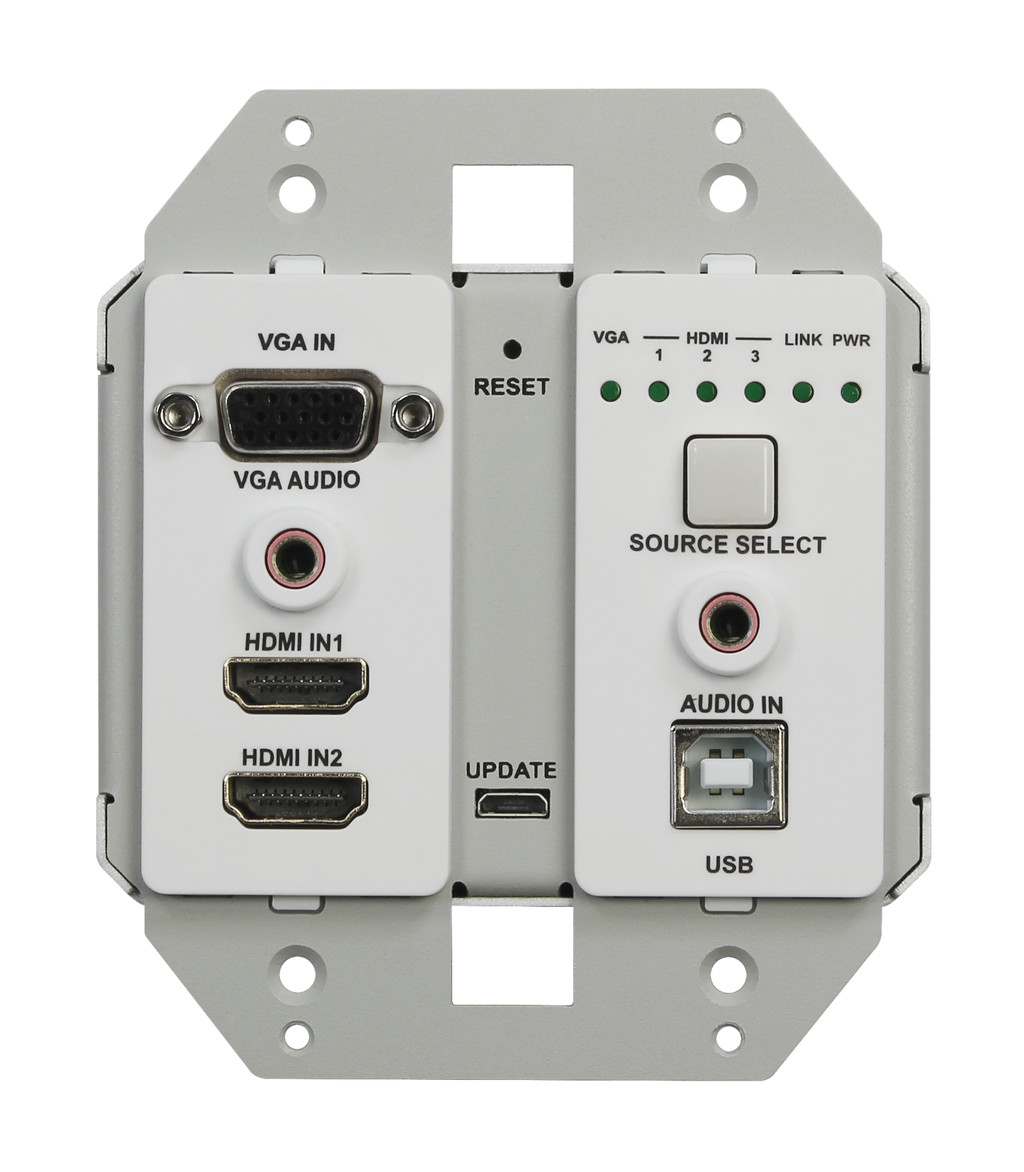 Digitalinx Three Piece HDMI, VGA, & USB Room Kit - DL-ARK-3H1VC