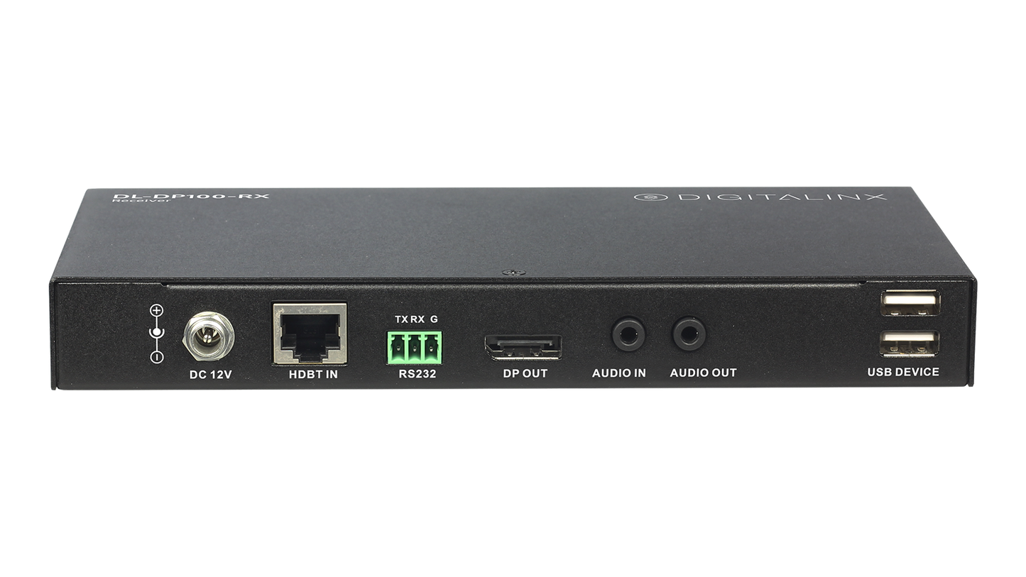 DL-DP100 HDBaseT DisplayPort 4K, USB, RS232 and IR Extender set