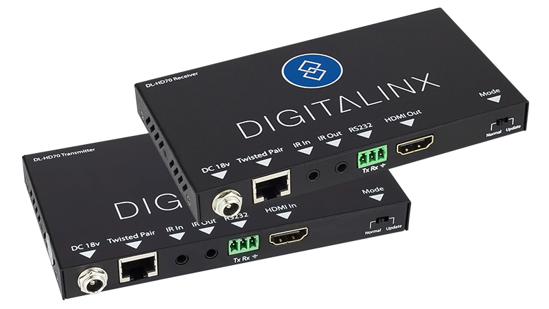 Digitalinx DL-HD70 4K HDMI extender over CAT/LAN Cable