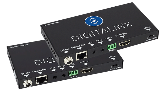 Digitalinx DL-HD70 4K HDMI extender over CAT/LAN Cable