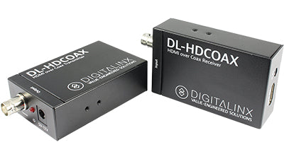 DL-HDCOAX HDMI and IR extension over RG6/RG59