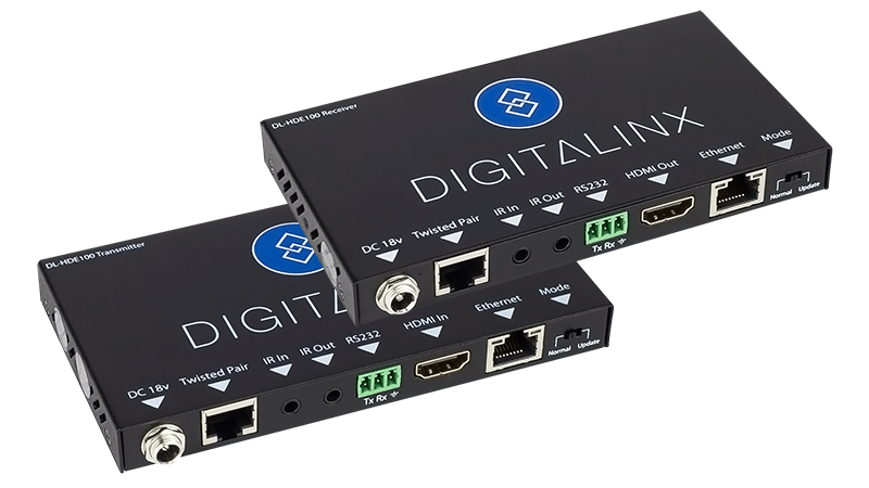 4K HDMI Extender Set with power, control, and ethernet - DL-HDE100