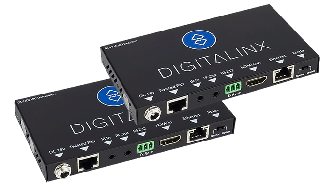 4K HDMI Extender Set with power, control, and ethernet - DL-HDE100