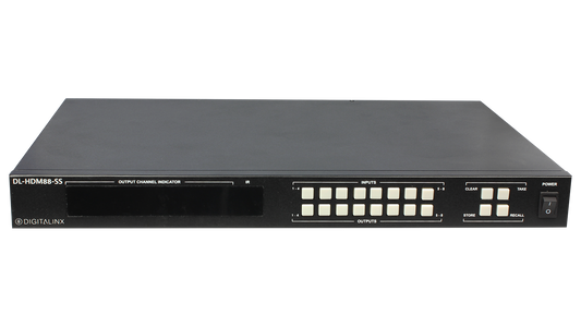 DL-HDM88-SS 8x8 HDMI matrix HDMI 2.0, HDCP 2.2 compliant