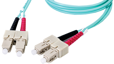 DMM10SCSC-002M 6.6' Duplex Fiber Optic Patch cable OM3 Laser Optimized Multimode SC-SC