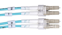 Load image into Gallery viewer, DOM3NLCLC-010M 33&#39; SSF Fiber Optic Patch cable OM3 Multimode LC-LC