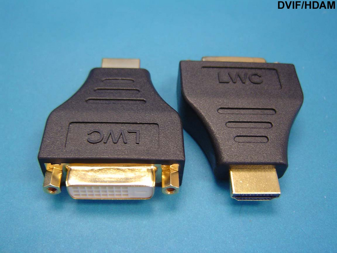 DVIF/HDAM Interseries adapter for DVI Digital Female to HDMI Male