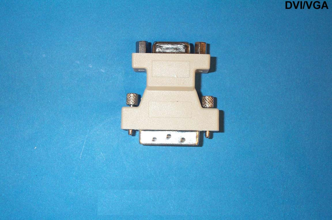 DVI/VGA Interseries adapter for DVI Analog male to VGA female