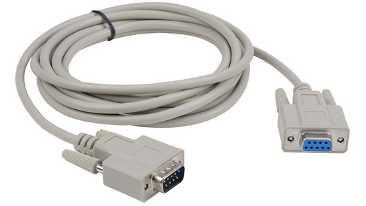 E-DB9M-F-3 3' Economy Molded D-SUB DB9 male to female extension cable