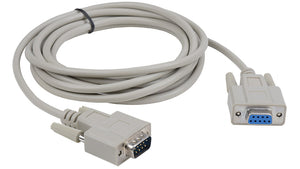 E-DB9M-F-15 15' Economy Molded D-SUB DB9 male to female extension cable