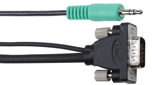 E-MVAM-M-3 3' Micro VGA Cable solutions without ferrites