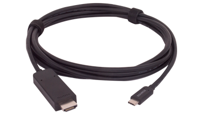 E-UCM-HDM-15F 15' Liberty Brand Molded USB C Male to HDMI A Male Cable