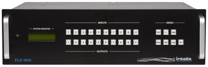 FLX-1616 Flexible Card-Based Matrix Switcher - 16 Input x 16 Output