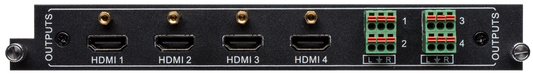 FLX-HO4A Output Card for Card-Based Matrix Switcher - HDMI