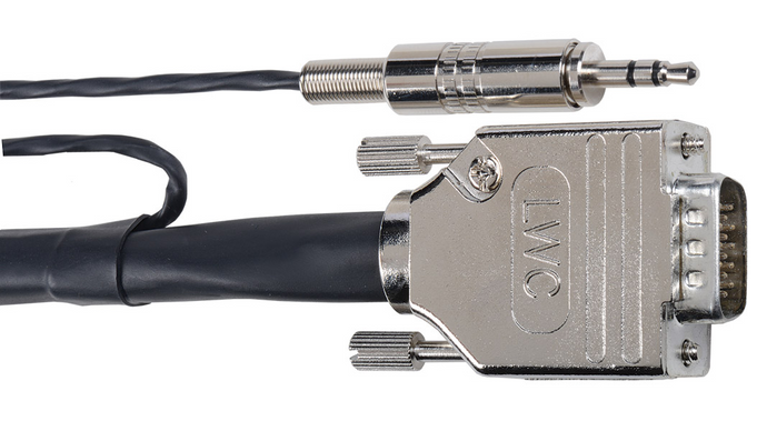 G-VGAMAM-M-35 35' Liberty Manufactured VGA and 3.5TRS Stereo Audio Plenum cable