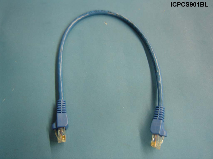 PCE5B007BL 7' LAN Solutions Category 5e U/UTP pre-made patch cable