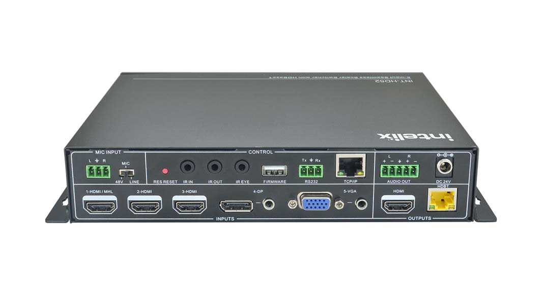 INT-HD52 5x1+1 Auto Switching/Scaling Presentation Switch