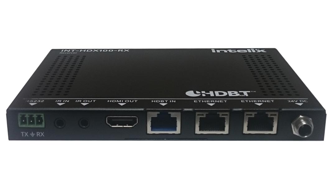 INT-HDX100-RX HDMI Slim 100M, POH, IR and Control HDBaseT Extender - Receiver