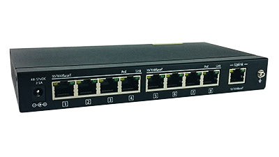 INT-IPSW1108-BSTK 8 PORT NET SWITCH - 10/100 POE