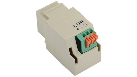 ISK-35S-WH Keystone compatible  3.5 jack TRS inserts