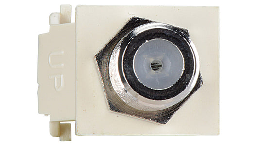 ISK-F-AL Keystone compatible  F connector pass through inserts