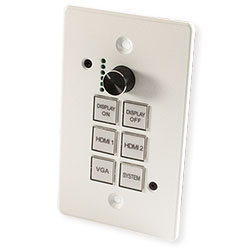 Covid Keypad for Smart System with 25ft Cat6 - White