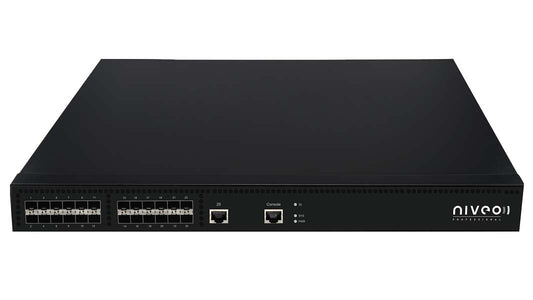 N10GSM1T24 L2/L3 484Gbps switch, 24 x 10G SFP+ optical ports, 1 x 1G port