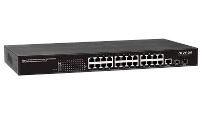 NGSM24T2 24-port Full Layer 2+ Management, plus 2 SFP open slot, Gigabit Ethernet Switch