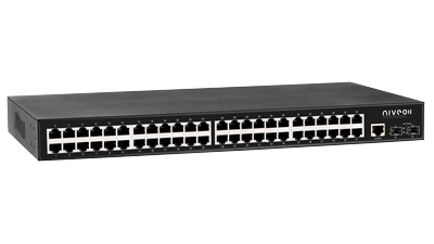 NGSM48T2 48-Port Gigabit Ethernet Switch with Full Layer 2 Management and 2-Port Gigabit SFP