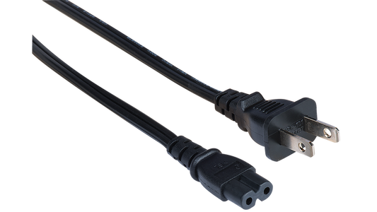 P10A-A115P-C7-10 10' Economy NEMA 1-15P to IEC 60320 C7 Appliance Power Cords