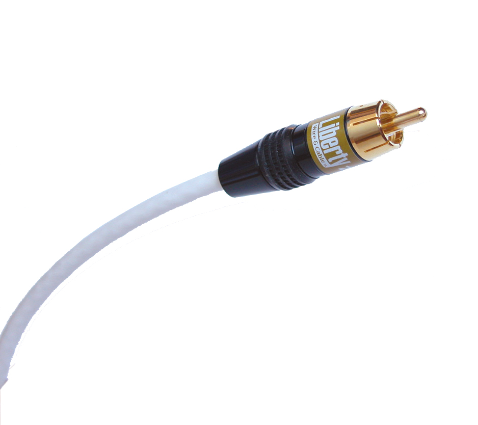 P20SD-RCAM-M-35 35' Liberty Manufactured High Resolution RCA male to RCA male plenum video cable