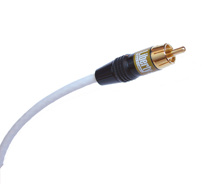 P20SD-RCAM-M-35 35' Liberty Manufactured High Resolution RCA male to RCA male plenum video cable