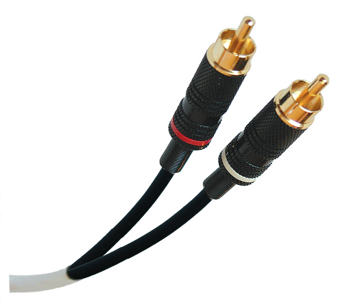 P222P-2RCAM-M-10 10' Liberty Manufactured Duplex RCA plenum audio cable