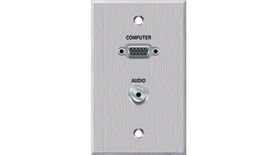 PC-G1520-E-P-C Panelcrafters precision manufactured VGA and 3.5TRS pass through