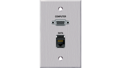 PC-G1620-E-P-C Panelcrafters precision manufactured VGA and LAN pass through