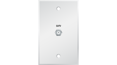 PC-G1800-E-P-W Panelcrafters precision manufactured F-81 F-Connector female pass through