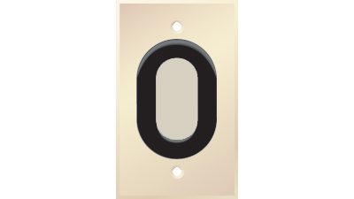 PC-G1960-P-S Panelcrafters precision manufactured bulk wire plate with 1 7/8th inch grommet hole