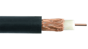 RG59-CCTV-CM-BLK Black Baseband video RG59 non-plenum coaxial cable