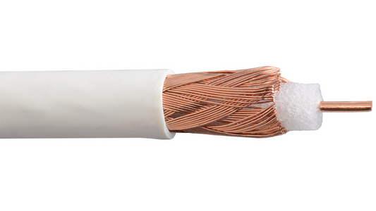 RG59-CCTV-PL-WHT White Line level audio RG59 plenum coaxial cable