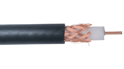 RG6-CCTV-CM-BLK-500 Black Baseband video RG6 non-plenum coaxial cable