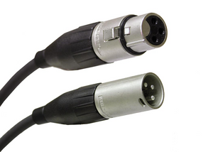 SQ-XLRM-F-6 6' Liberty Tactical Microphone and audio XLR 3-pin male to female cable