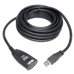 U330-05M 16.5' USB 3.0 SuperSpeed Active Repeater Cable A male to A female