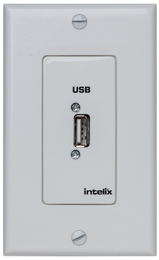 USB-WP-C-W Full-Speed USB Extender Wall Plate - Client Side