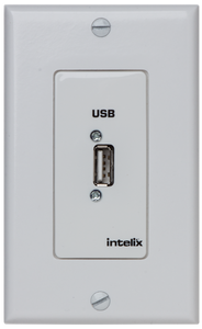 USB-WP-C-W Full-Speed USB Extender Wall Plate - Client Side