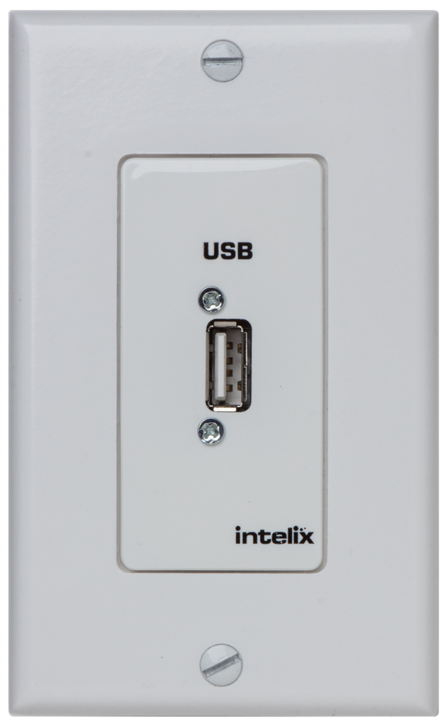 USB-WP-C-W Full-Speed USB Extender Wall Plate - Client Side
