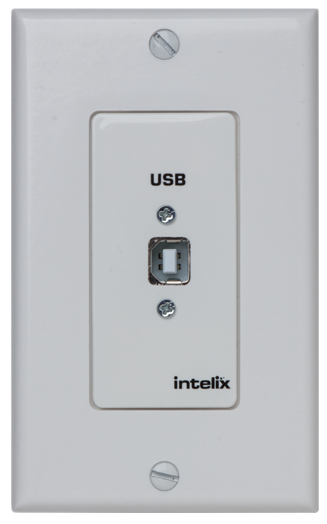 USB-WP-H-W Full-Speed USB Extender Wall Plate - Host Side