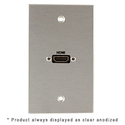 Covid 1-Gang, HDMI Female, Black Part No. W1114F-BK