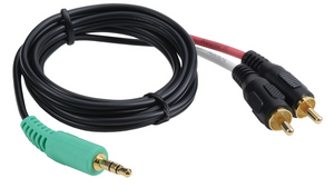 Z100AY15FT 15' Liberty Z100 3.5mm TRS to 2 RCA Audio cable